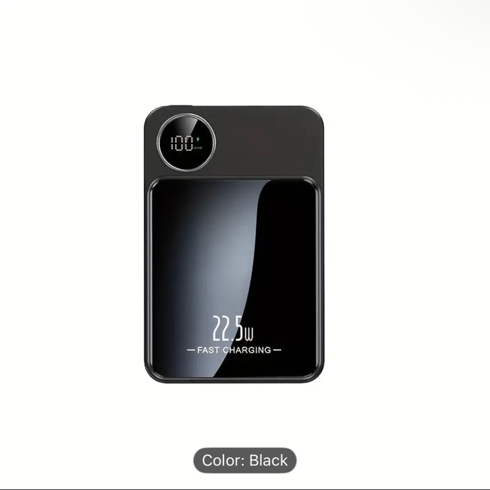 Black Fast Charging Power Bank